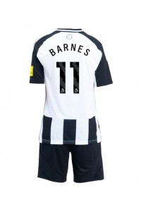 Newcastle United Harvey Barnes #11 Jalkapallovaatteet Lasten Kotipeliasu 2024-25 Lyhythihainen (+ Lyhyet housut)